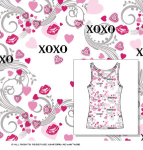 Miami Happy Valentines day textile print